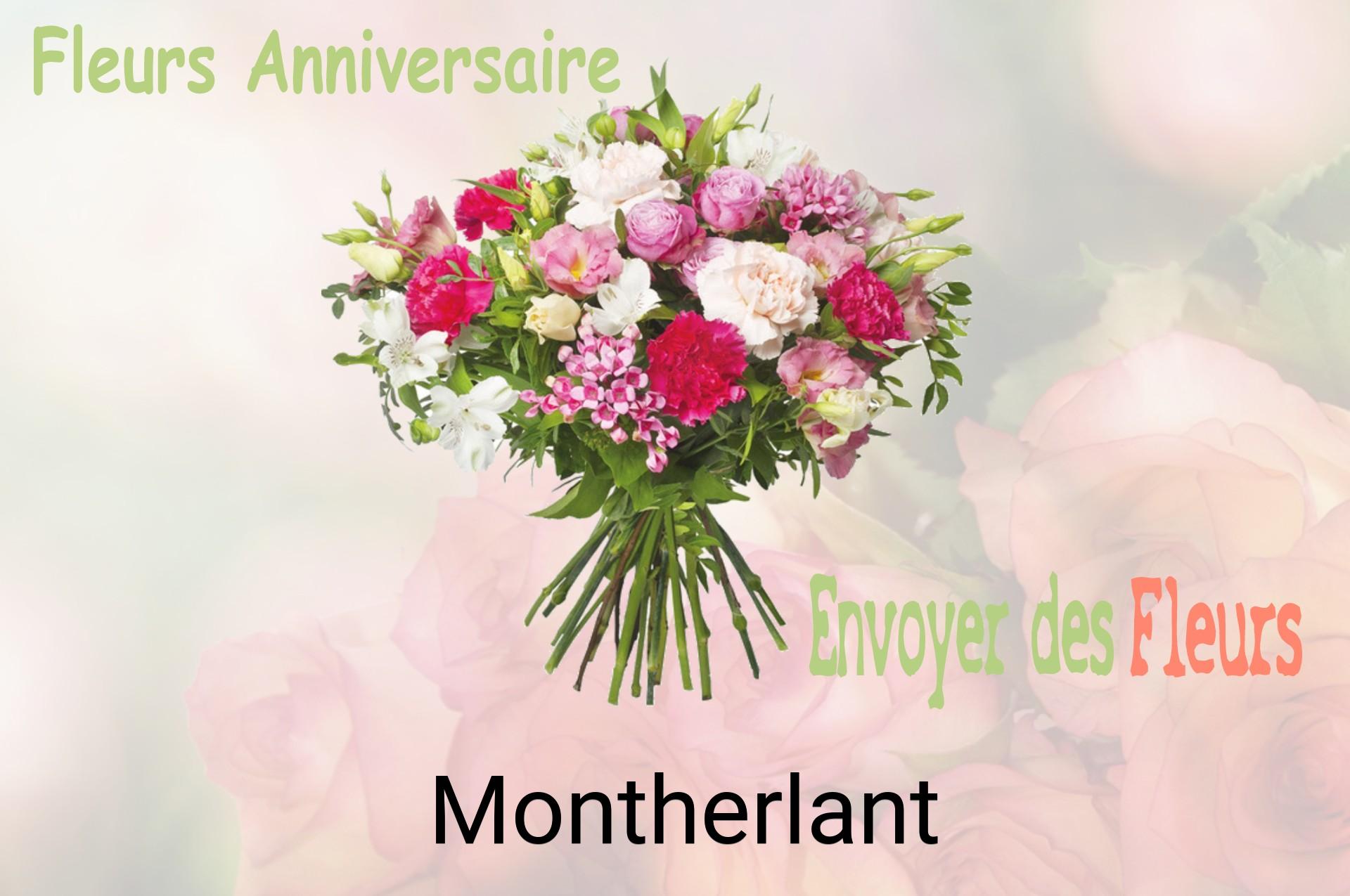 Bouquet de fleurs d’anniversaire livré à Montherlant